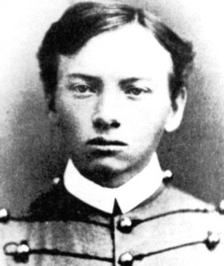 Edward J McClernand as a young man, around 1870